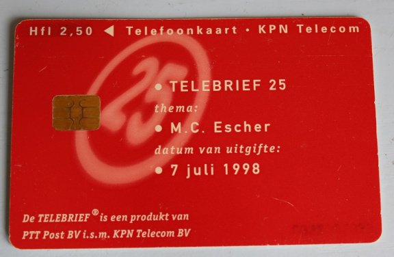 Telefoonkaart M.C. Escher - Afbeelding 3