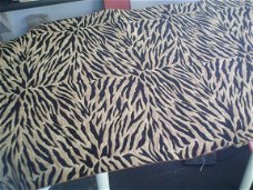 Zebra stof - 66x95cm - voor footstool - NIEUW !!