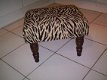 Zebra stof - 66x95cm - voor footstool - NIEUW !! - 3 - Thumbnail