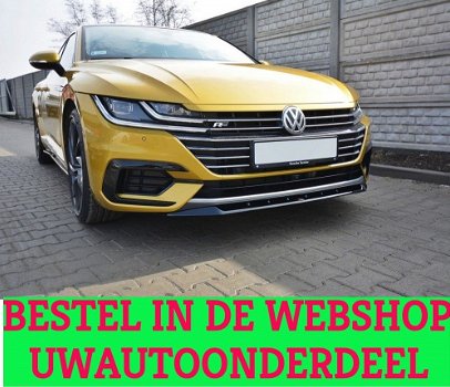 VW Arteon R Line Voorspoiler Spoiler Splitter Versie 2 - 1