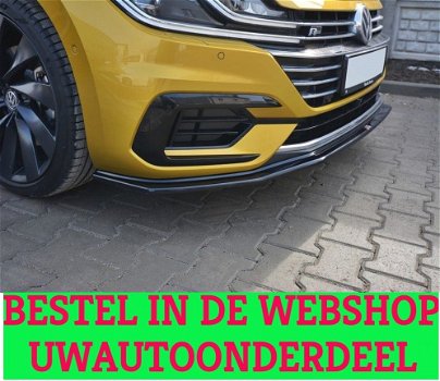 VW Arteon R Line Voorspoiler Spoiler Splitter Versie 1 - 1