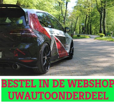 Volkswagen Golf 7 GTI Clubsport Racing Side Skirt Diffuser - 4