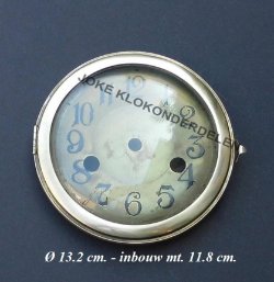 === Deur / wijzerplaat = bol glas = oud === 39730