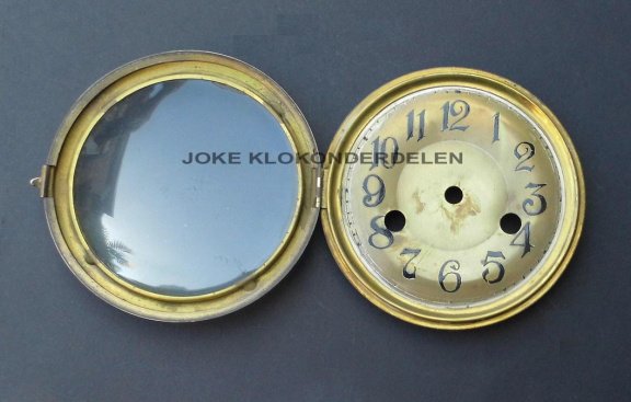 === Deur / wijzerplaat = bol glas = oud === 39730 - Afbeelding 2