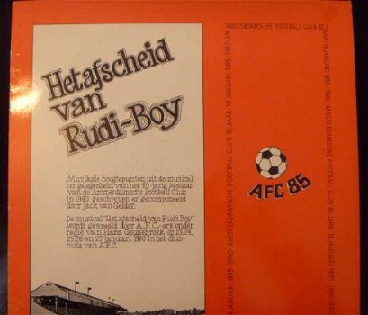 Het afscheid van Rudi-Boy - Musical AFC 85 - LP 1980 Muz - 1