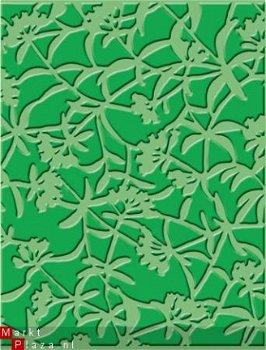 OP=OP cuttlebug embossing-folder floral screen - 1