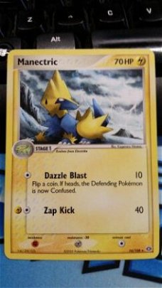 Manectric  16/106  Rare Ex Emerald