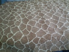 Weefstof GIRAFFE - Bekijken - Mooie NIEUWE footstools !!!