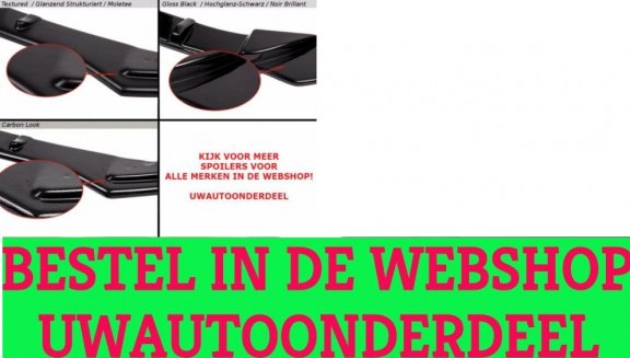 Audi A1 Voorspoiler Spoiler Splitter Abt Tsi Tdi 1.2 1.4 - 4