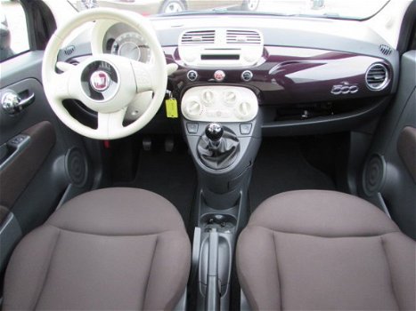 Fiat 500 - 1.2 Lounge PANORAMADAK|LEDER/STOF|AIRCO|USB|PDC|CHROOM PAKKET|LM-VELGEN|48DKM - 1