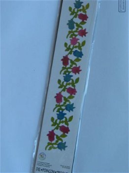 OP=OP Sizzix decorative strip flowering foliage - 1