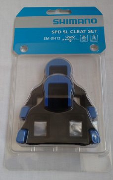 Shimano Schoenplaatjes SM-SH12 (blauw) voor SPD-SL pedalen