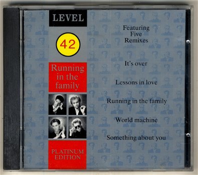 Level 42 - Running In The Family Platinum Edition - 1