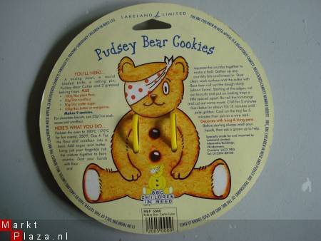 Koeksteker beer engelse Pudsey Bear Cookie Gutter - 1