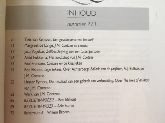 Bzzlletin 273 - J. Coetzee - Afbeelding 2