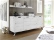 Dressoir wit eiken 206 cm - 2 - Thumbnail