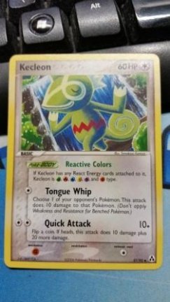Kecleon 37/92 Ex Legend Maker gebruikt - nr. 1