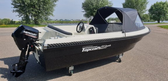 Nieuwe Topcraft 484 met 15pk mercury GRATIS STALLING! - 2