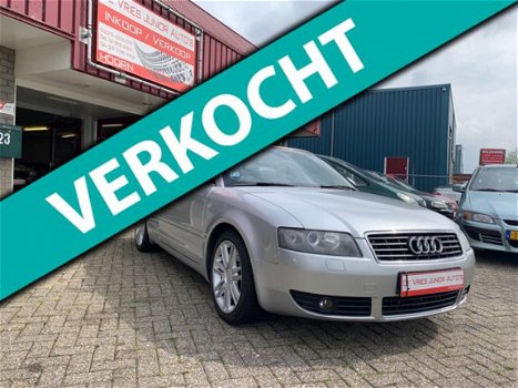 Audi A4 Cabriolet - 3.0 V6 AUTOMAAT, nwe elec kap en apk tot april 2020 - 1