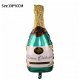 folieballonnen xl Champagne Fles 108 cm Ballon - 1 - Thumbnail