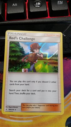 Red's Challenge  Holo 184/214 sm Unbroken Bonds