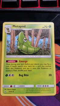 Metapod 3/214 sm Unbroken Bonds - 1