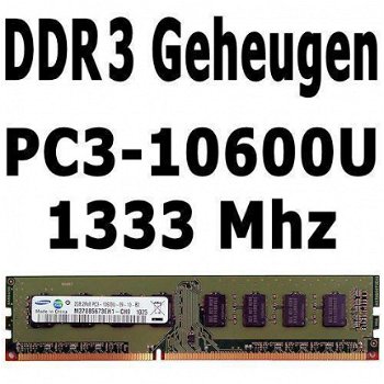 2GB & 4GB DDR3 1333-1600 Mhz Desktop Geheugen 10600U 12800U - 1