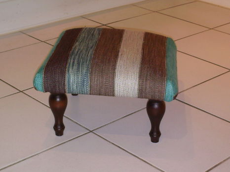 Footstool kelim Mesin 09/8 - 703 donker noten - Nieuw !! - 1