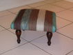 Footstool kelim Mesin 09/8 - 703 donker noten - Nieuw !! - 1 - Thumbnail