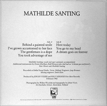 LP - Mathilde Santing - 2