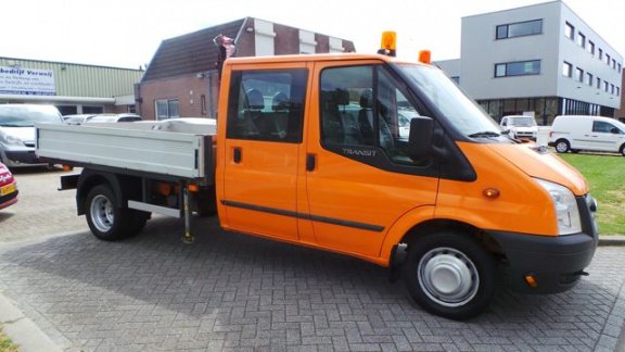 Ford Transit - 260S 2.2 TDCI 85kw/116pk Dubbel cabine Kraan - 1