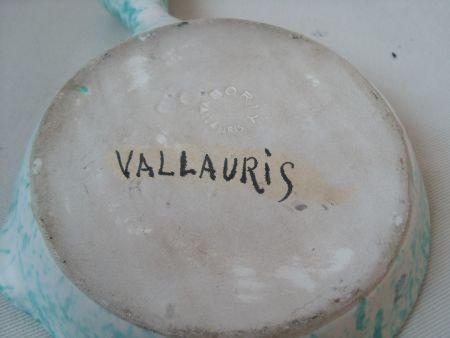 Vintage Vallauris France wandbordje. - 3