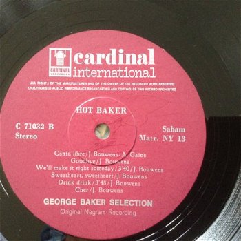 LP George Baker Hot Baker - 1