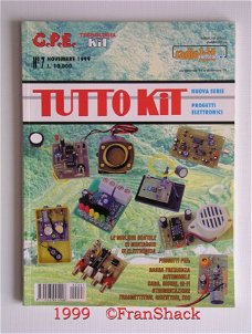 [1999] Tijdschrift 10/11-1999; TUTTO Kit, Radiokit elettronica