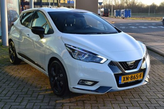 Nissan Micra - 1.0 IG-T N-Sport | Leder Alcanthara | Navigatie | Carbon spiegel - 1