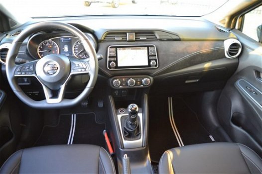 Nissan Micra - 1.0 IG-T N-Sport | Leder Alcanthara | Navigatie | Carbon spiegel - 1