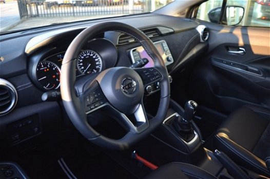 Nissan Micra - 1.0 IG-T N-Sport | Leder Alcanthara | Navigatie | Carbon spiegel - 1