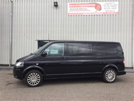 Volkswagen Transporter - Dub Cab 2.0 TDI L2H1 DC Comfortline Automaat , Airco, Navi, Cruise - 1