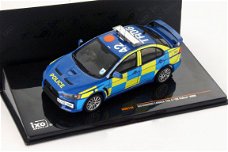 1:43 Ixo MOC116 Mitsubishi Lancer Evo X UK Police 2008 Politie