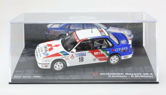 1:43 (Ixo) Mitsubishi Galant VR4 winner RAC Rally 1989 #19 P.Airikkala - 3