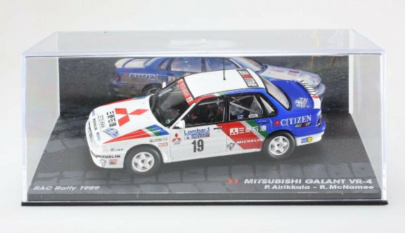 1:43 (Ixo) Mitsubishi Galant VR4 winner RAC Rally 1989 #19 P.Airikkala - 2