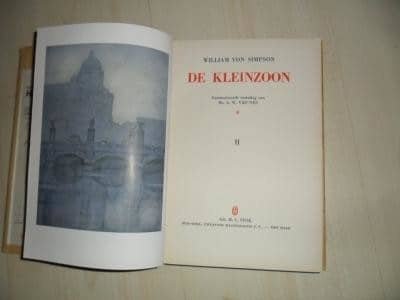 De kleinzoon/William von Simpson met aankoopbon 1945 - 2