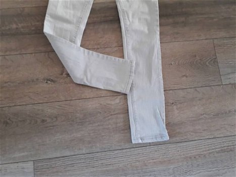 Mooie lichtblauwe stretch skinny spijkerbroek R REALS mt S/M - 3