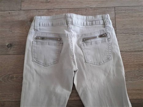 Mooie lichtblauwe stretch skinny spijkerbroek R REALS mt S/M - 5