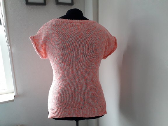 Mooi oranje wit truitje SUTHERLAND mt XS - Afbeelding 4
