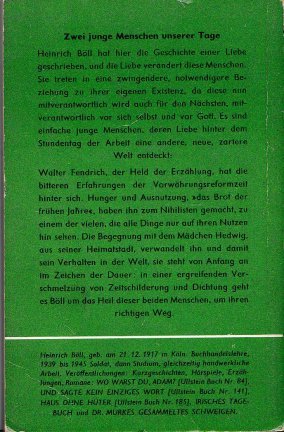 Heinrich Böll: Das Brot der frühen Jahre - Afbeelding 2