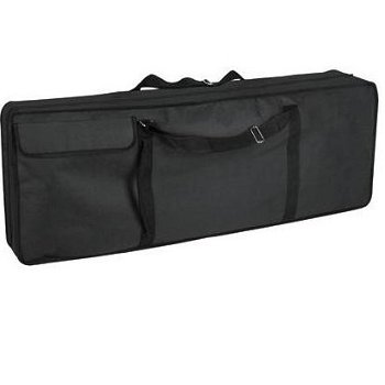 Gewatteerd ZWARTE Keyboard tas - 114 x 39 x 12 cm . - 1