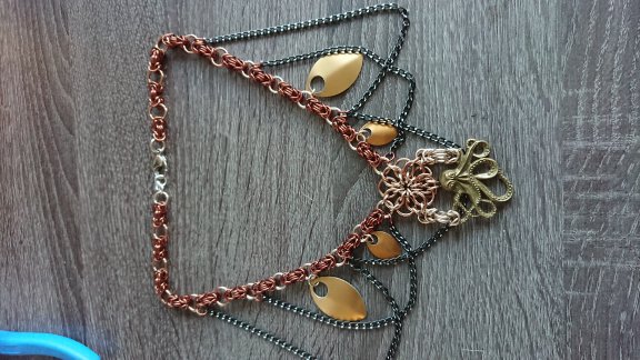 Handgemaakte Steampunk Ketting - 1