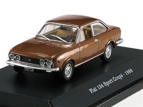 1:43 Starline Fiat 124 coupe 1969 bronze - 0