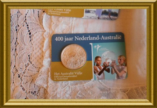 Coincard 5 euro, Nederland, Australie - 1